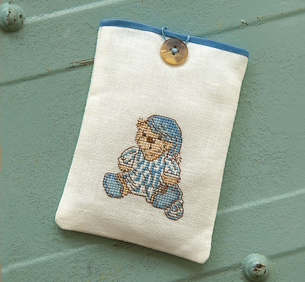 Make a Teddy Bear Cross Stitch card or gift